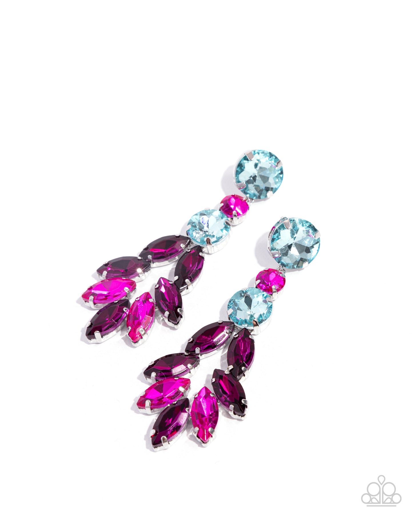 Paparazzi Earrings - Cascading Cache - Multi