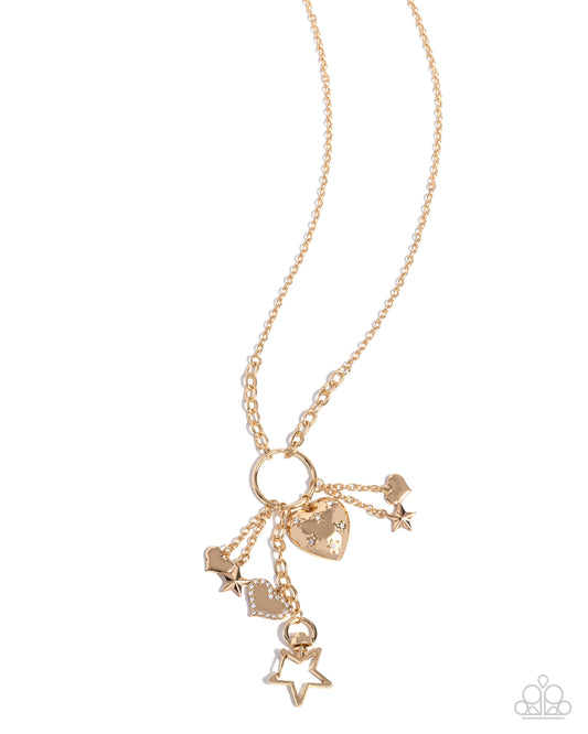 Paparazzi Necklaces - Youve Got The HEART - Gold