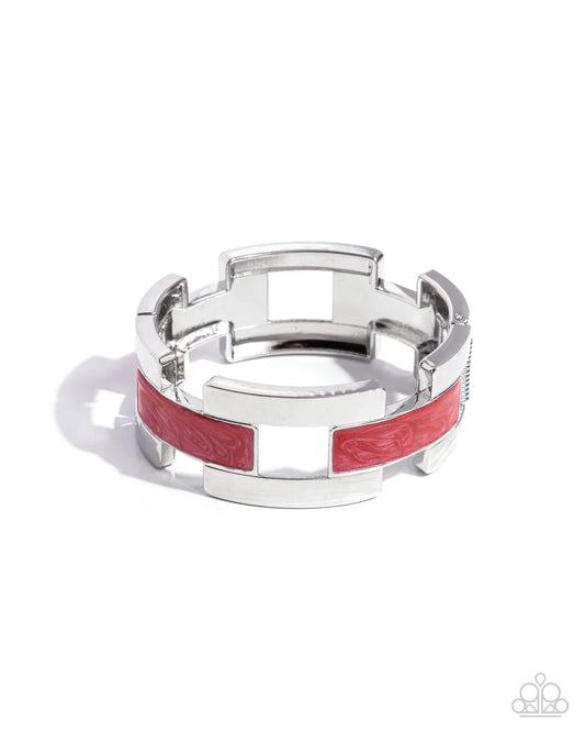 Paparazzi PREORDER Bracelets - Moder Merger - Red