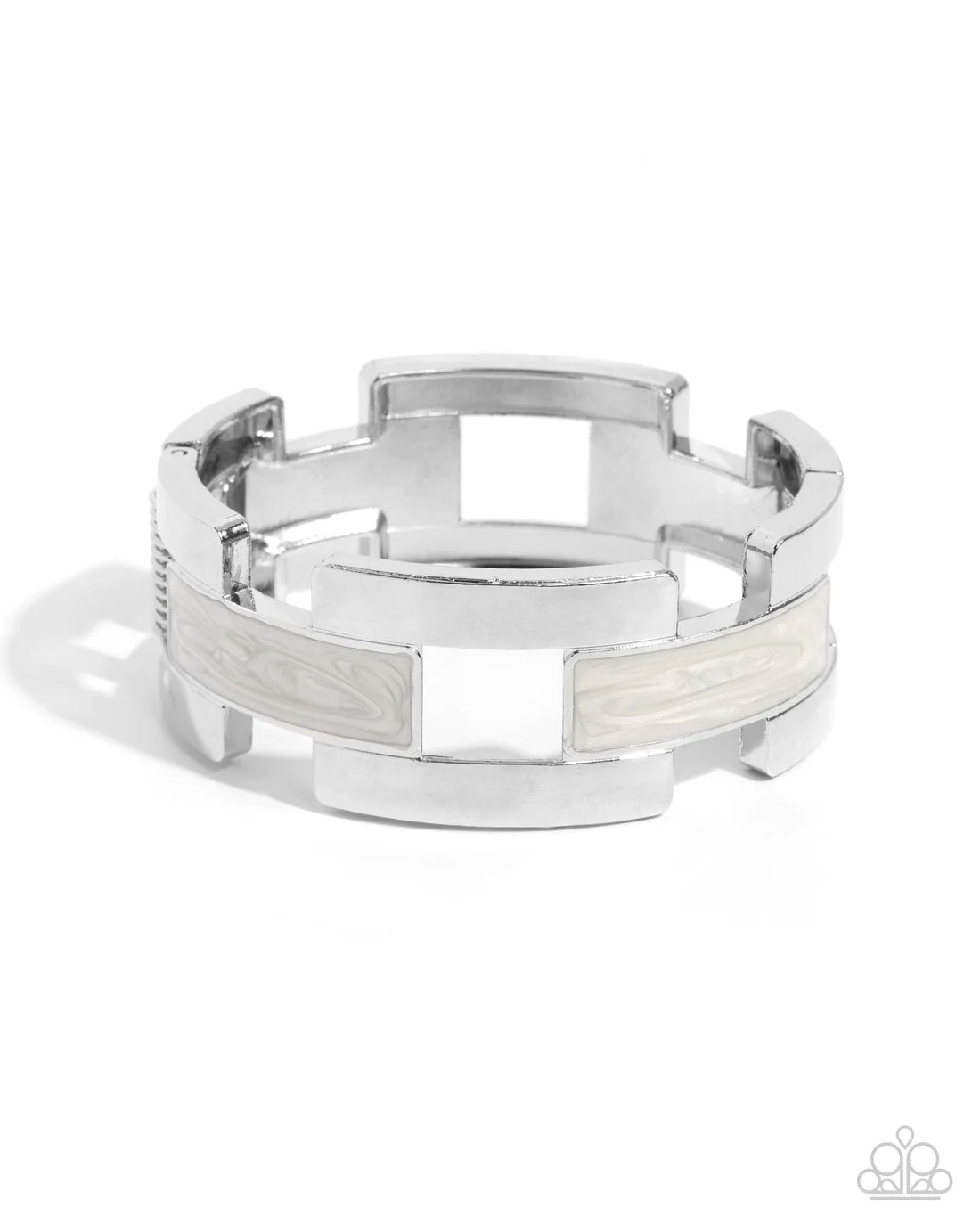 Paparazzi PREORDER Bracelets - Modern Merger - Silver