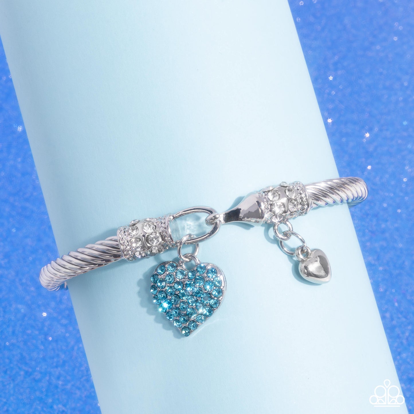 Paparazzi Bracelets - Heart Hour - Blue