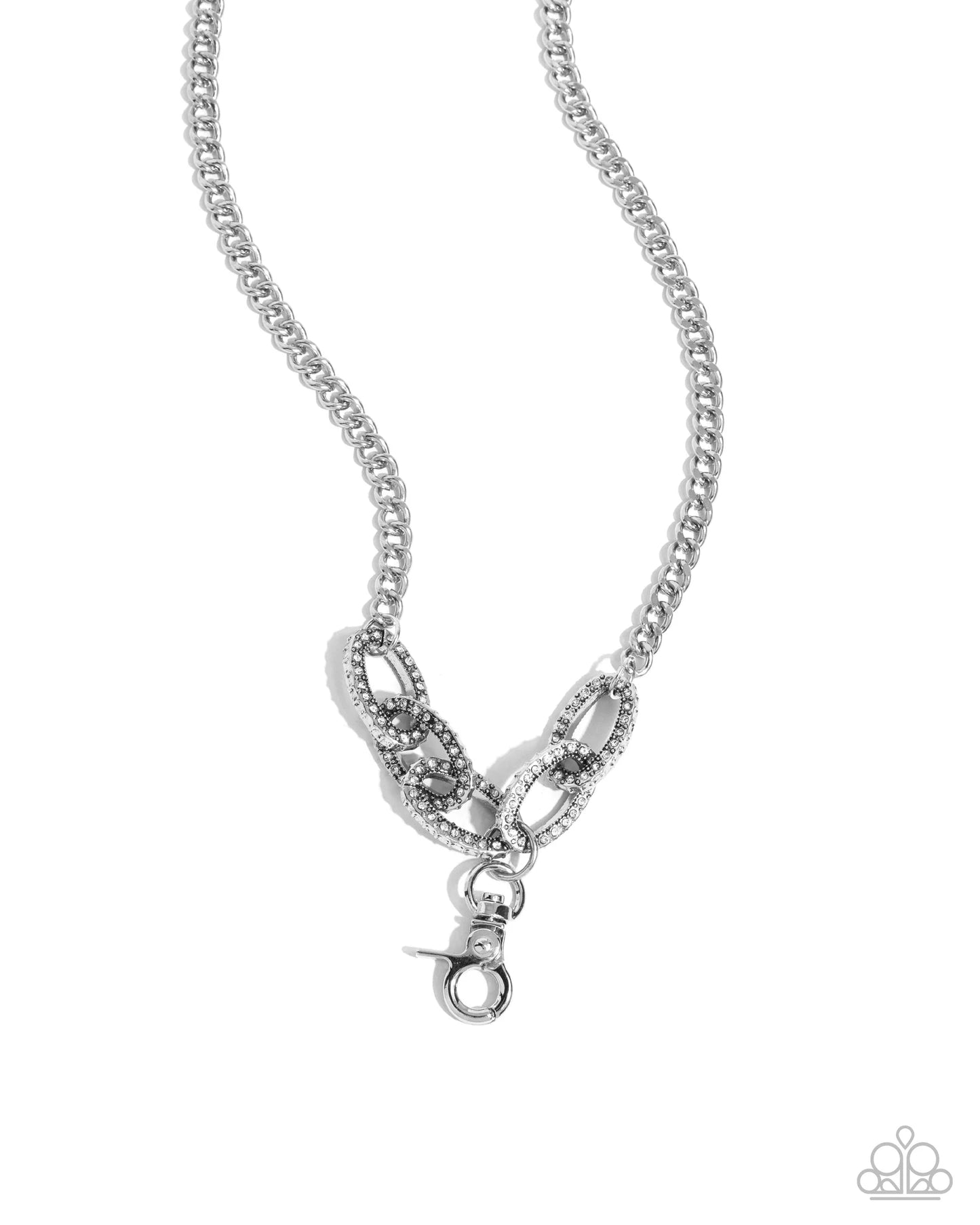 Paparazzi Necklaces - Monochromatic Maven - White