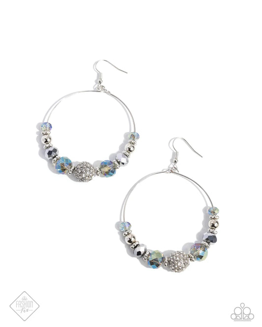 Paparazzi Earrings - Ignited Intent - Silver