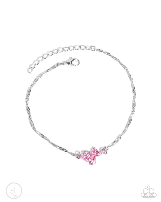 Paparazzi Anklets - Rose Review - Pink