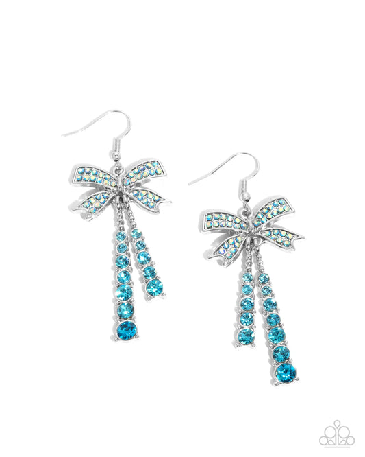 Paparazzi Earrings - Date Night Decadence - Blue