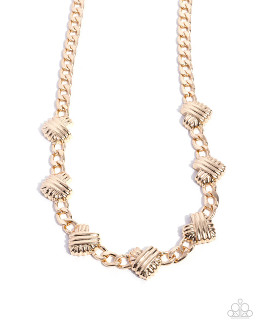 Paparazzi Necklaces - Mingling Medley - Gold