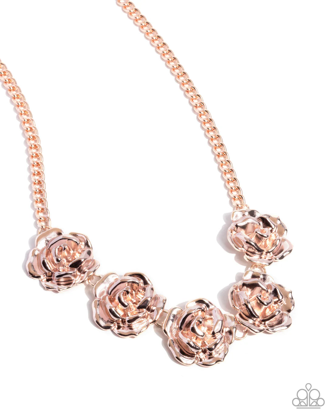 Paparazzi PREORDER Necklaces - Refreshing Roses - Rose Gold