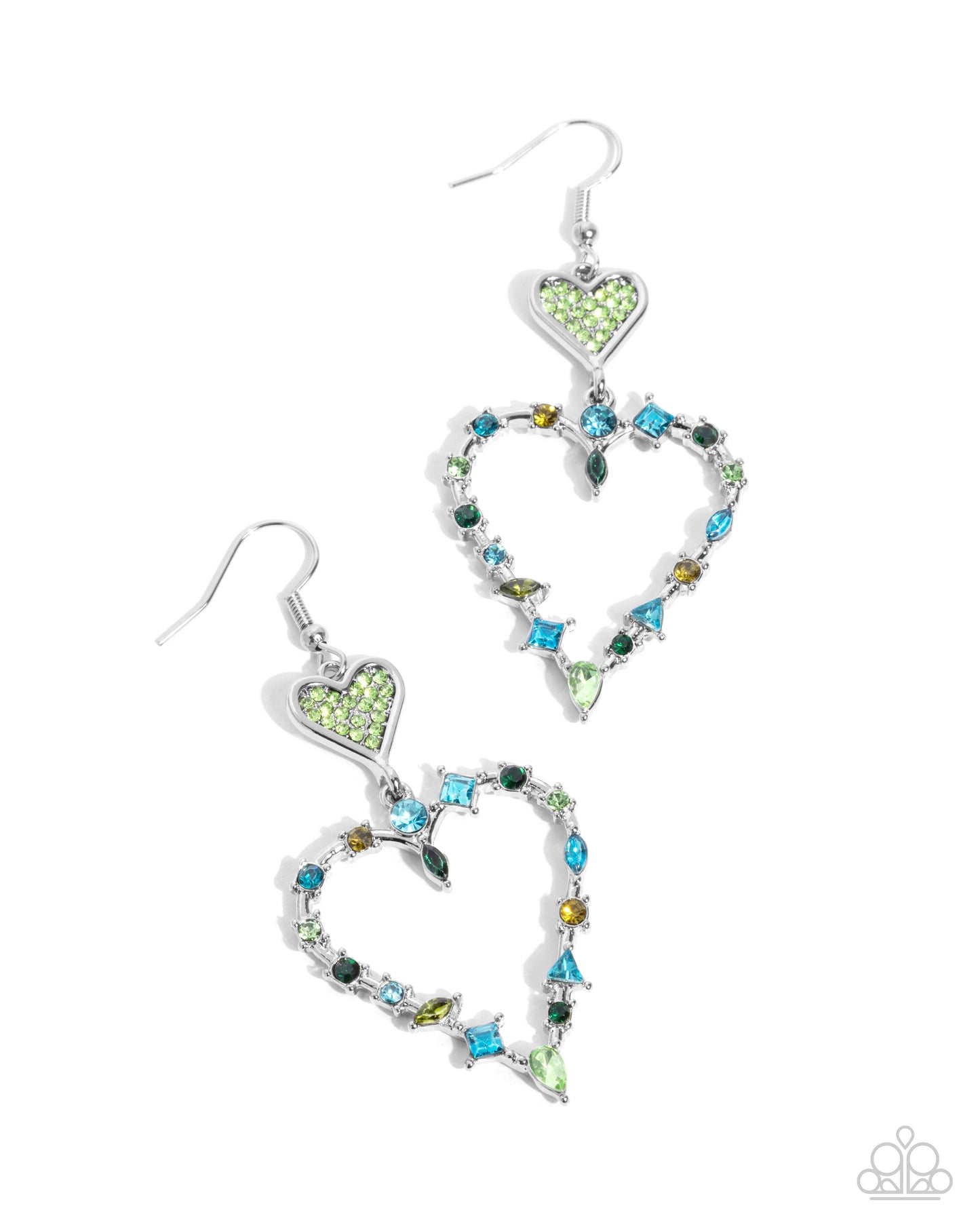 Paparazzi Earrings - Parallel Passion - Green