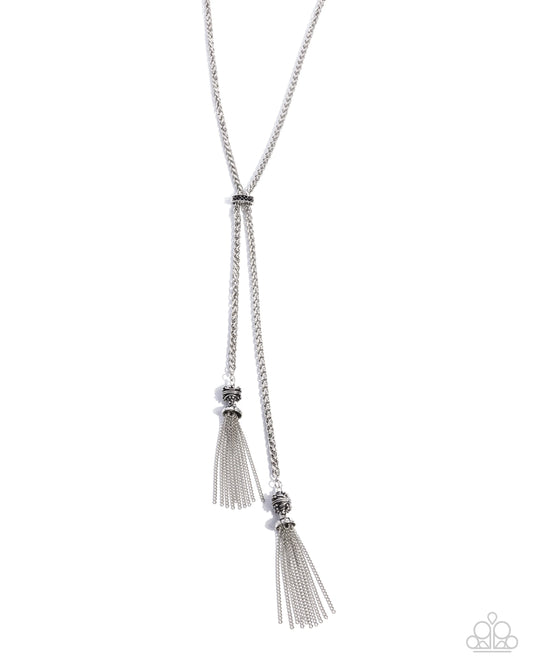 Paparazzi Necklaces - Tassel Transit - Black
