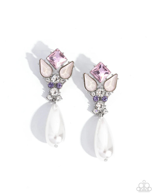 Paparazzi Earrings - Pearly Promenade - Multi