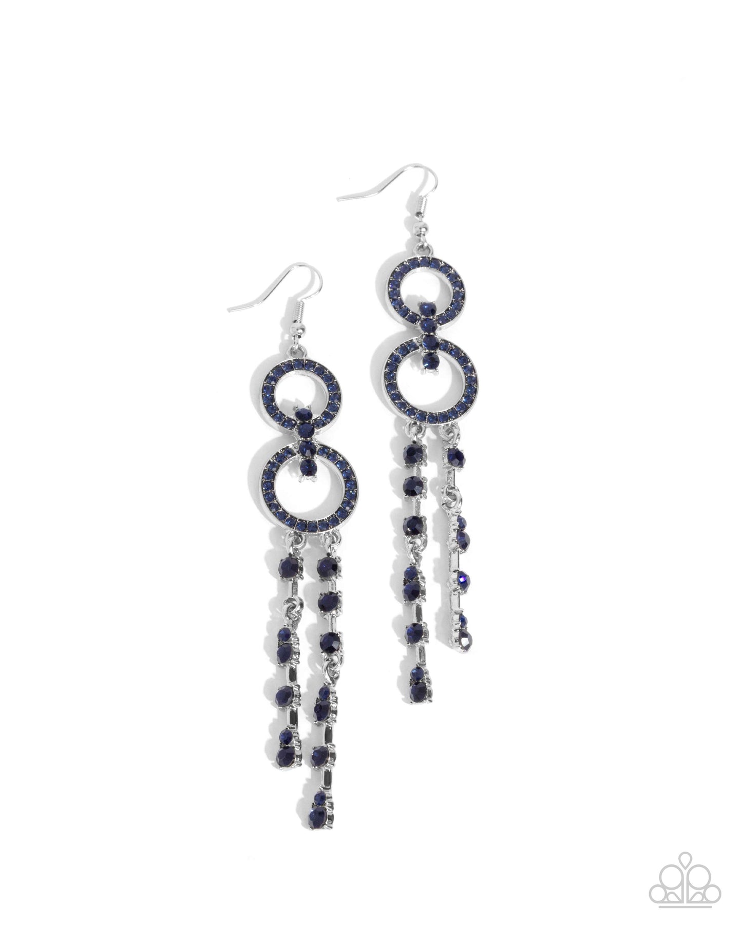 Paparazzi Earrings - Chic Crowd - Blue