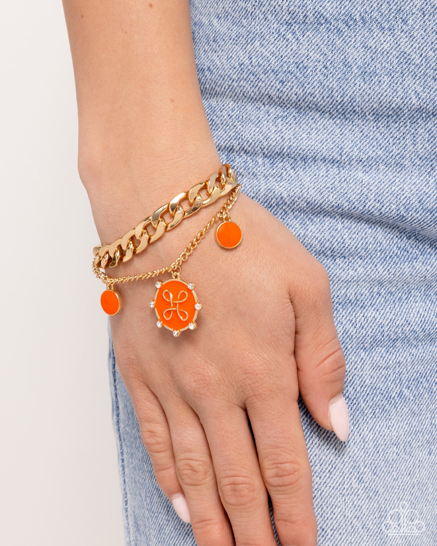 Paparazzi Bracelets - Preppy Present - Orange