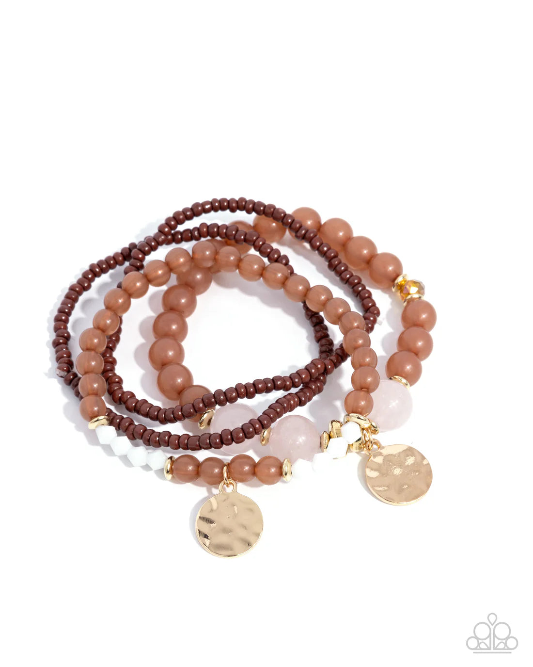 Paparazzi Bracelets - Superior Stack - Brown