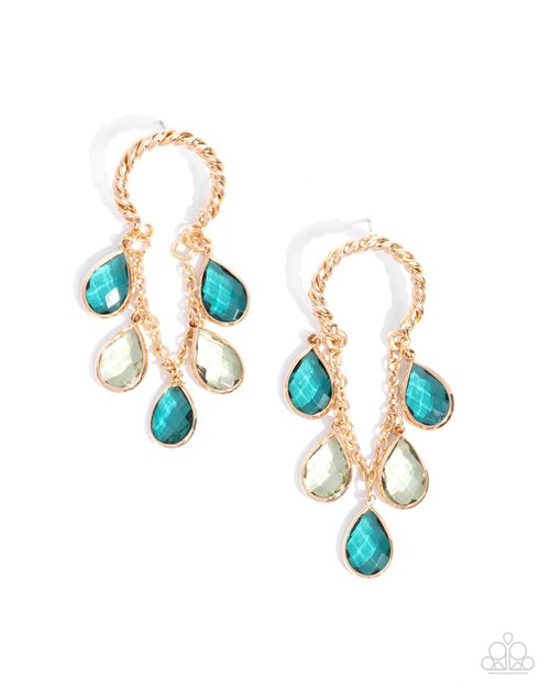 Paparazzi Earrings - Highest Grade - Green