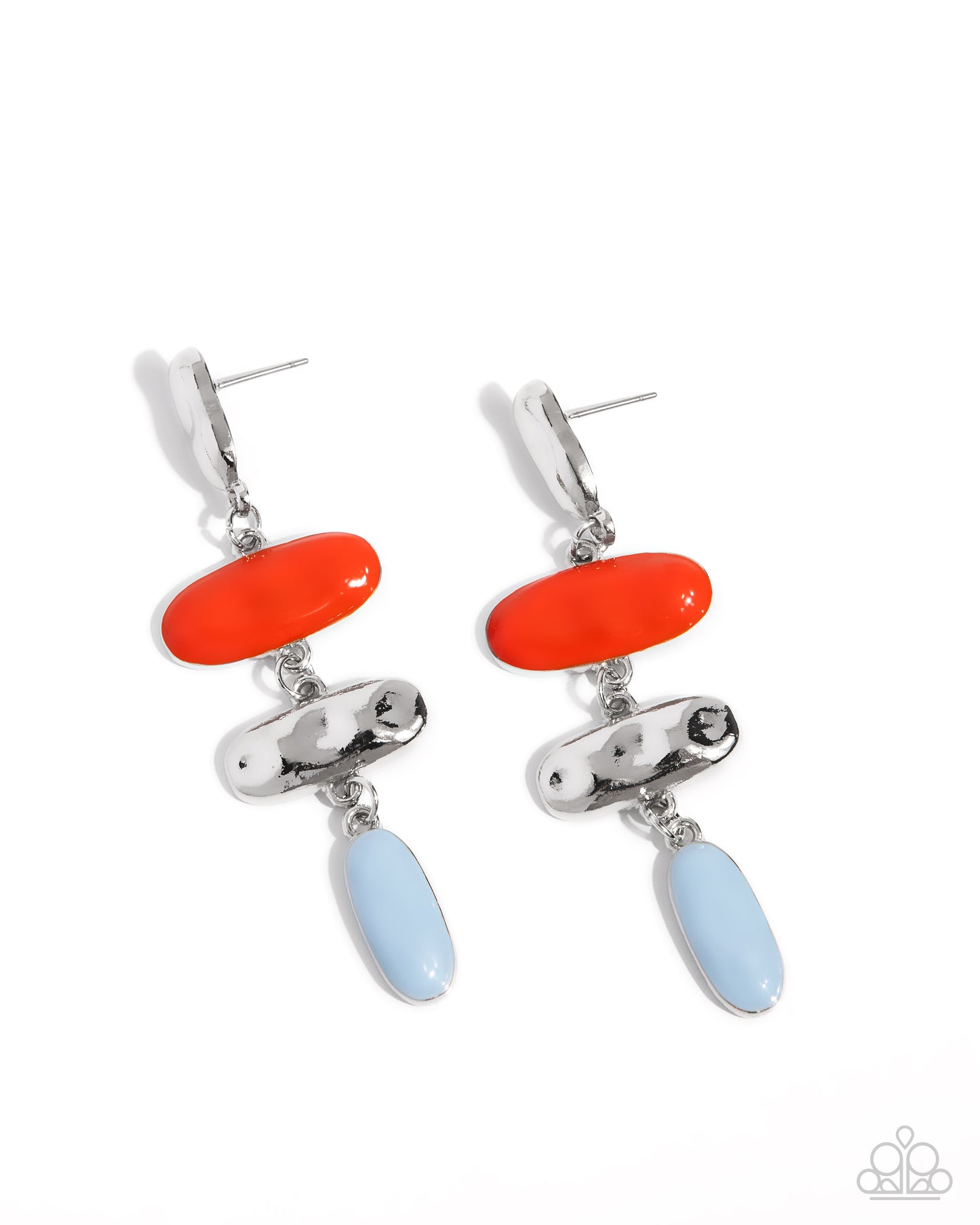 Paparazzi PREORDER Earrings - Secretive Shimmer - Orange