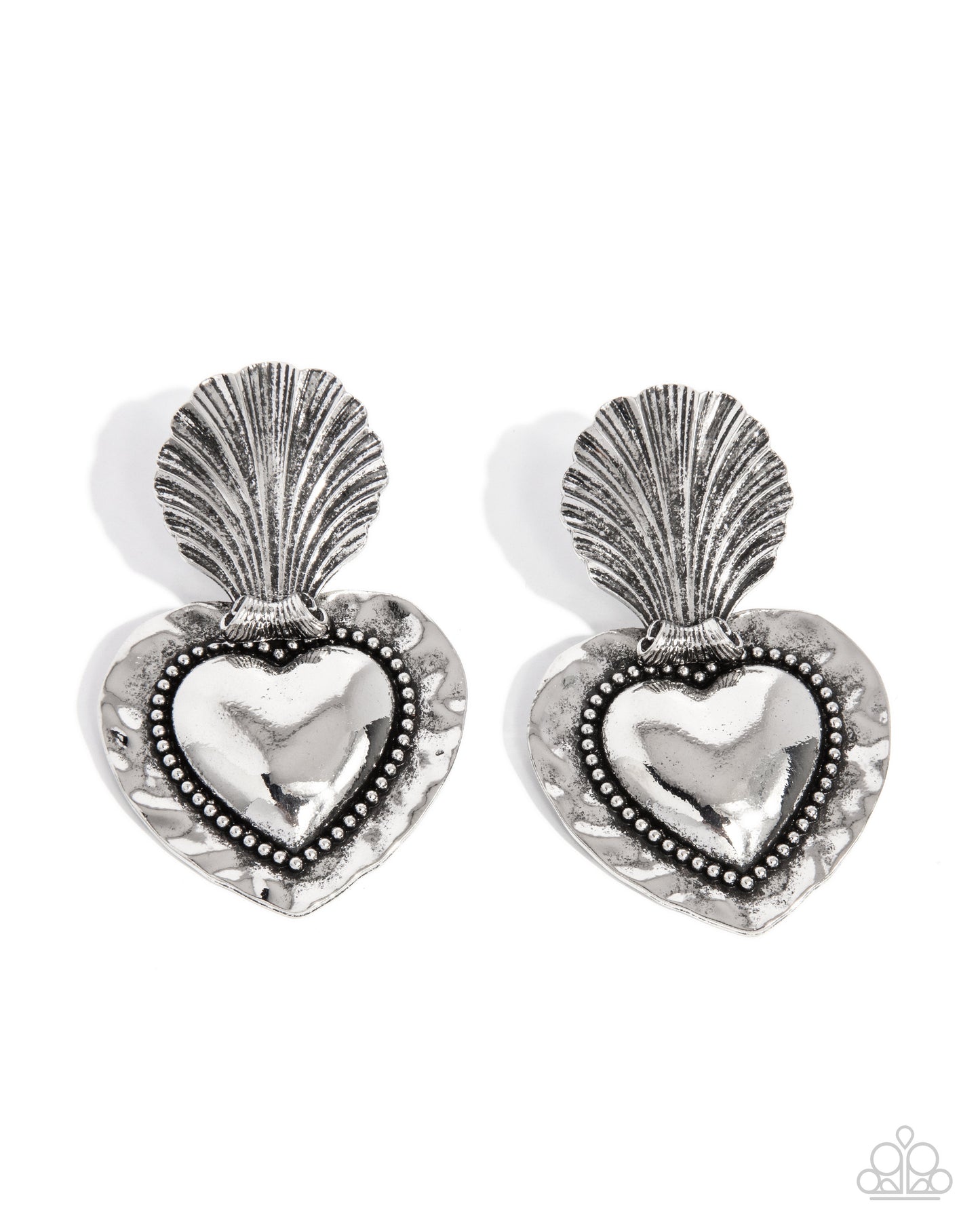 Paparazzi Earrings - Mythical Moment - Silver