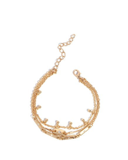 Paparazzi Bracelets - Radiant Recognition - Gold