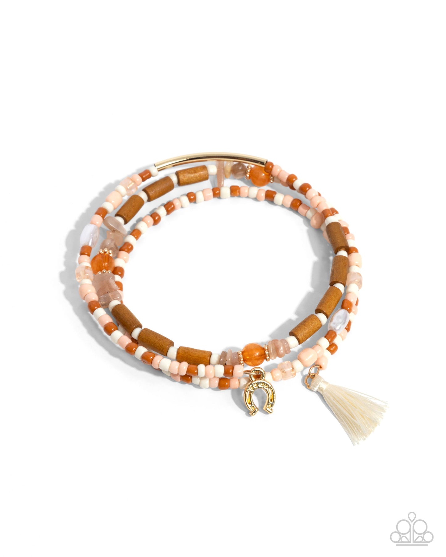 Paparazzi Bracelets - Colored Conversation - Orange