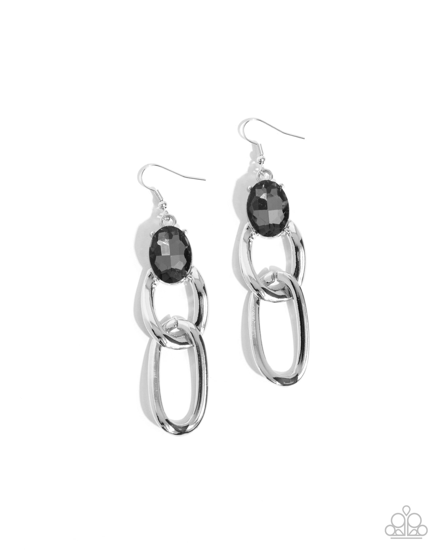 Paparazzi Earrings - Lavish Loyalty - Silver