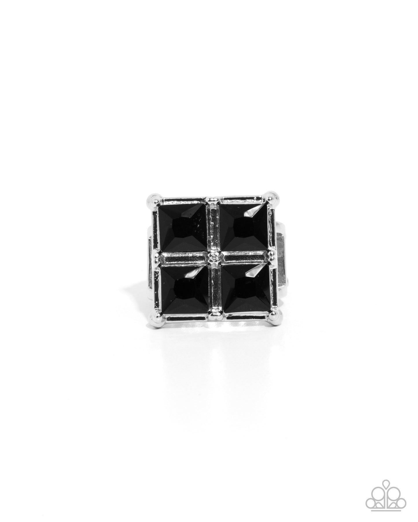 Paparazzi PREORDER Rings - Window Whimsy - Black