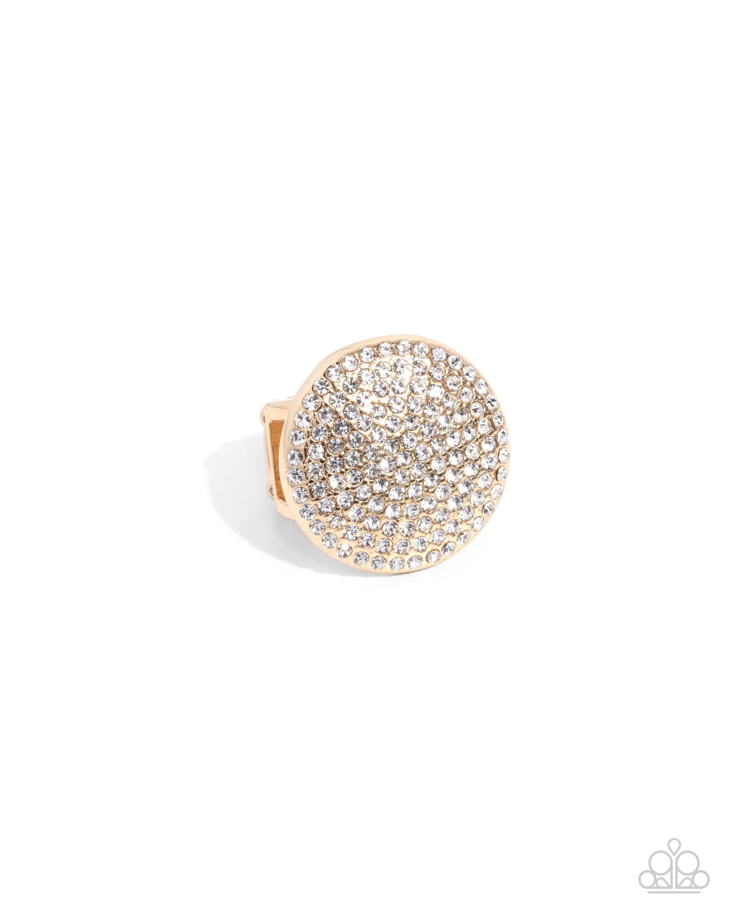 Paparazzi Rings - Studded Scout - Gold