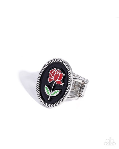 Paparazzi Rings - Delicate Dowry - Black