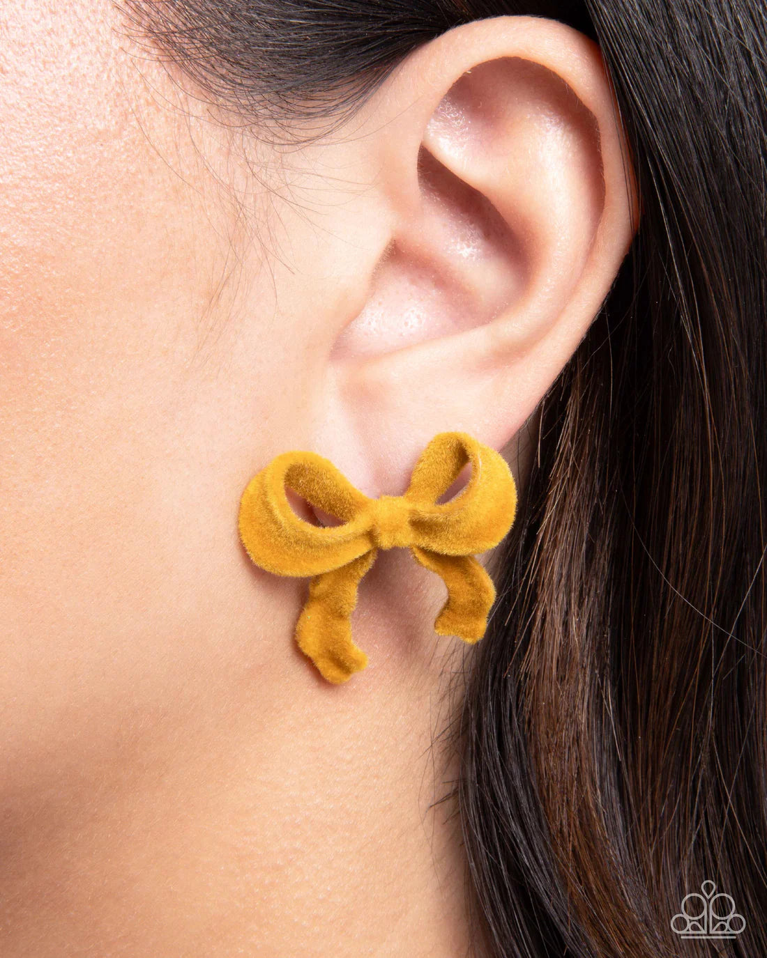 Paparazzi Earrings - Dapper Dedication - Yellow