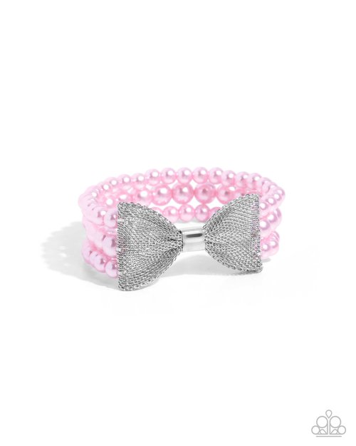 Paparazzi PREORDER Bracelets - Dapper Dialogue - Pink