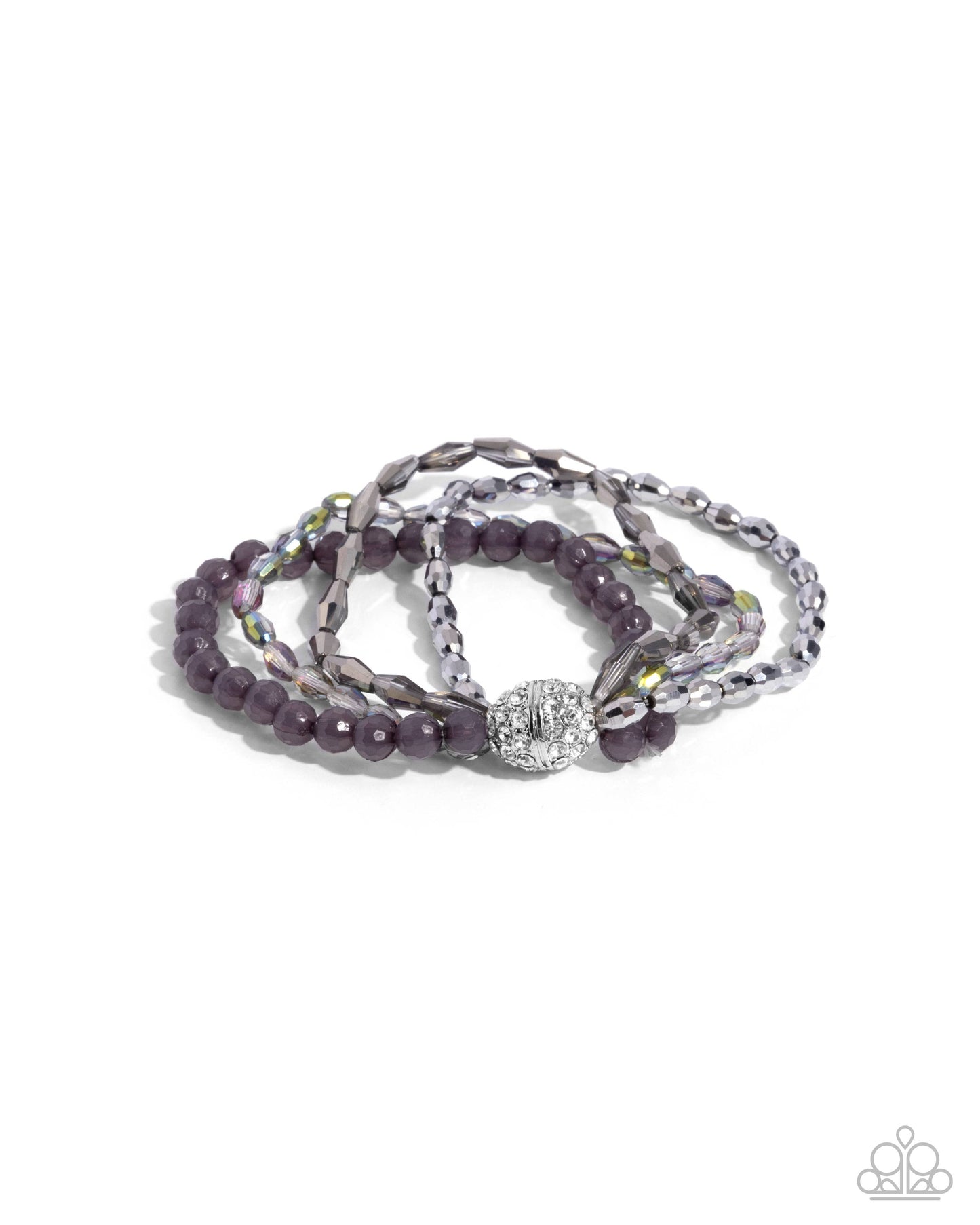 Paparazzi PREORDER Bracelets - Beaded Boundary - Silver