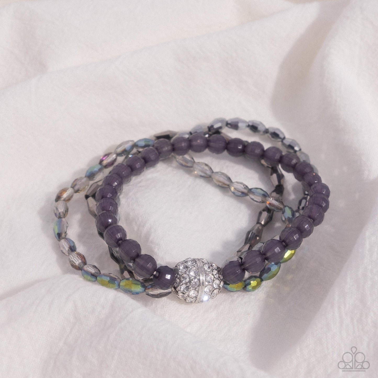 Paparazzi PREORDER Bracelets - Beaded Boundary - Silver