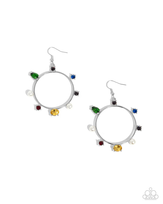 Paparazzi Earrings - Tailored Treasure - Multi