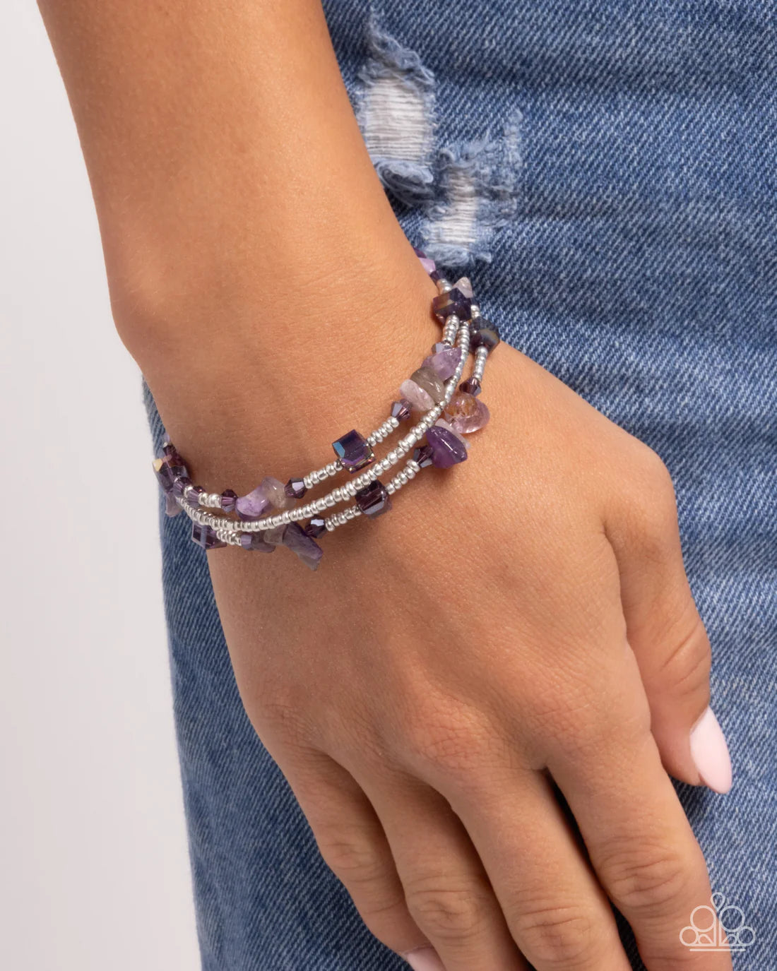 Paparazzi  Bracelets - Seed Bead Scene - Purple