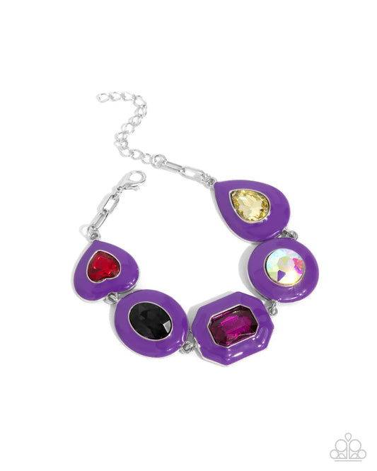 Paparazzi PREORDER Bracelets - Glazed Guest - Purple