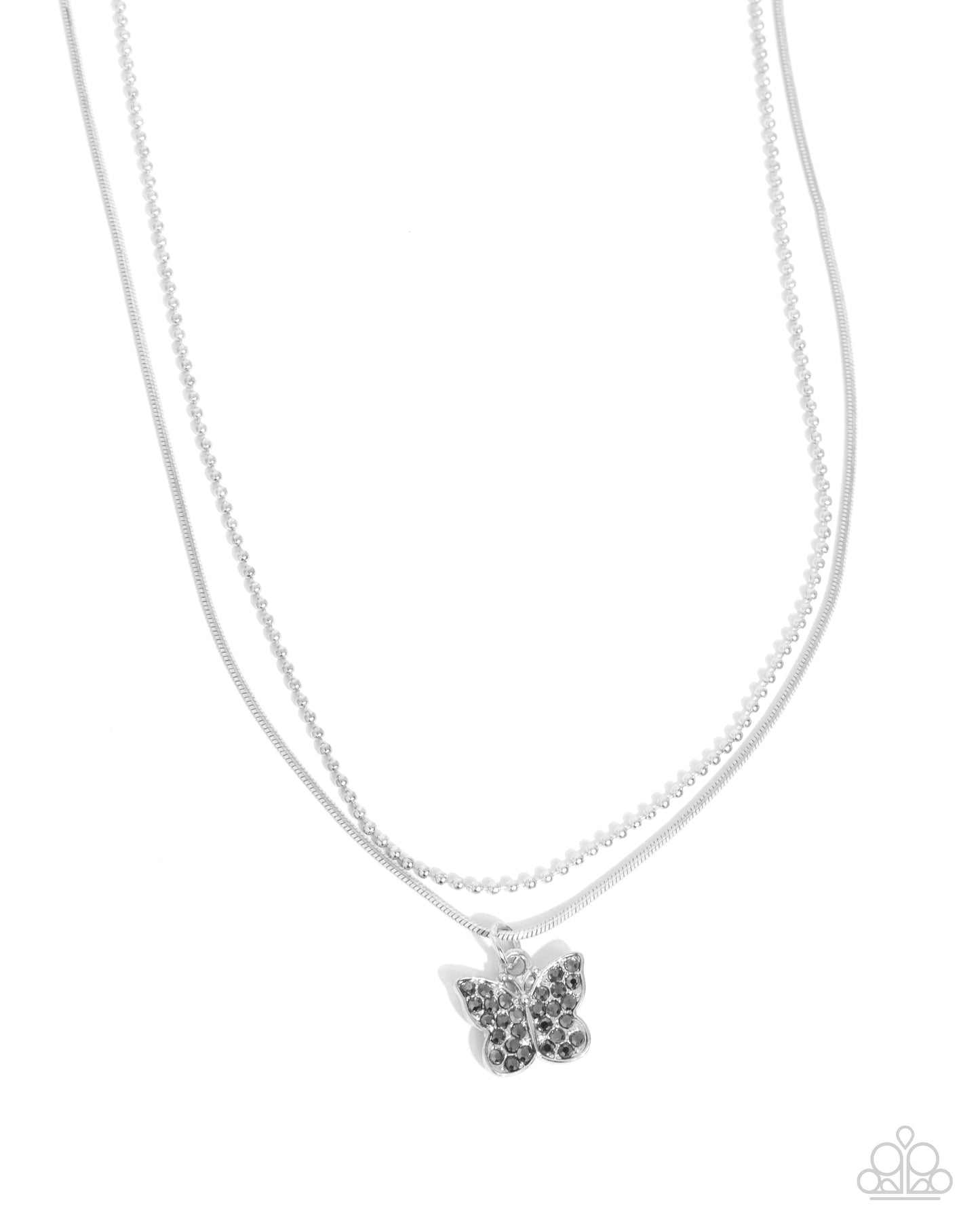 Paparazzi PREORDER Necklaces - Adorable Ascension - Silver