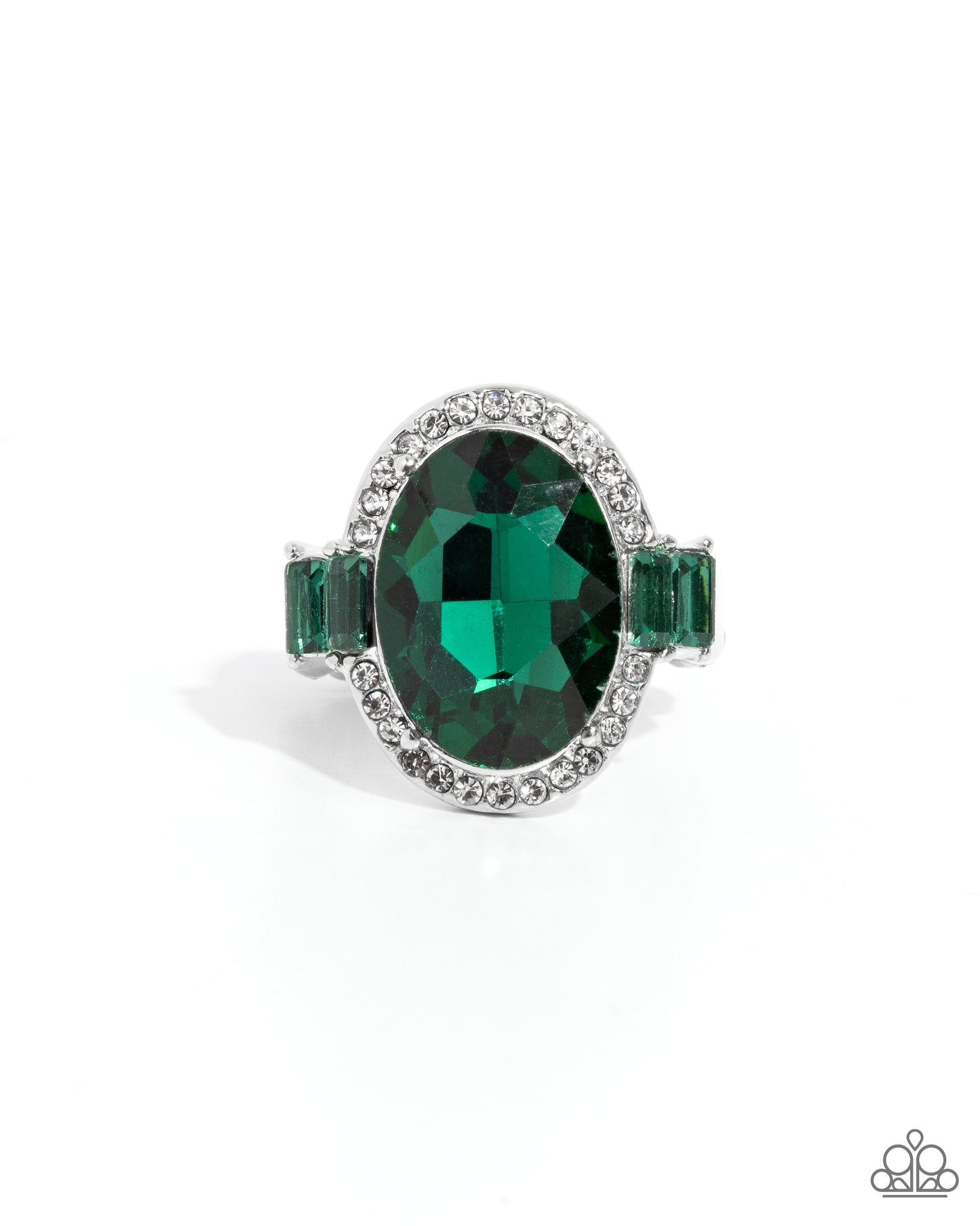 Paparazzi PREORDER Rings - Stubborn Shimmer - Green