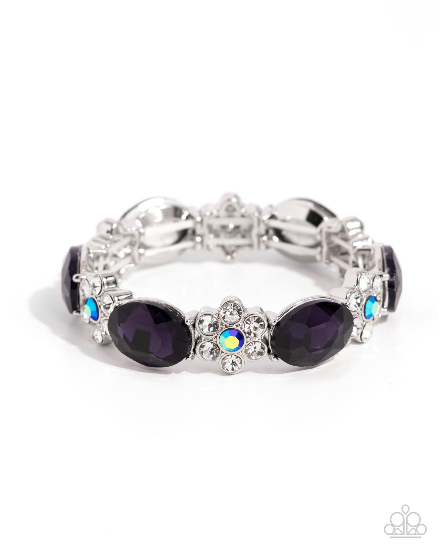 Paparazzi Bracelets - Staycation Sparkle - Purple