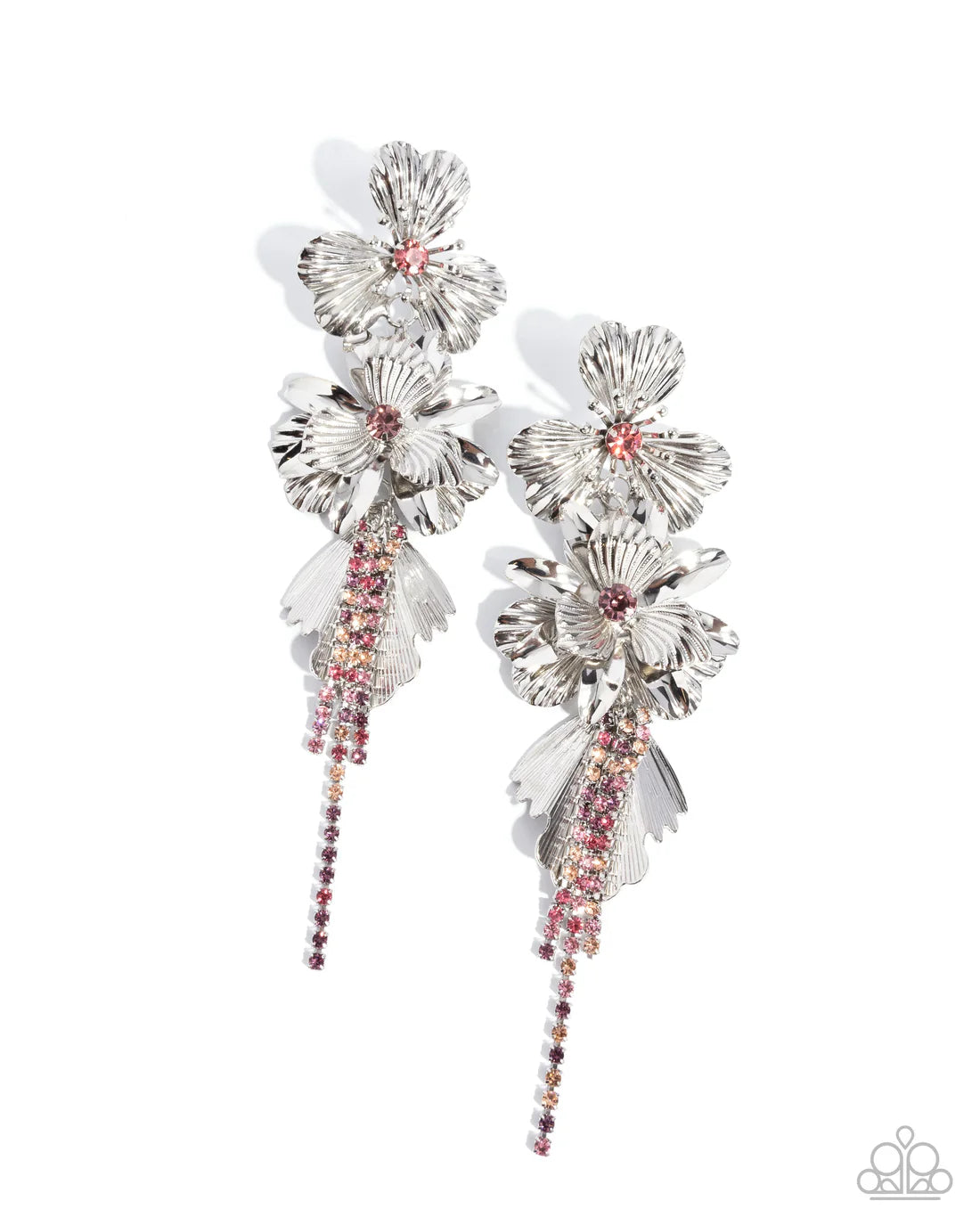 Paparazzi Earrings - Classical Cadenza - Pink