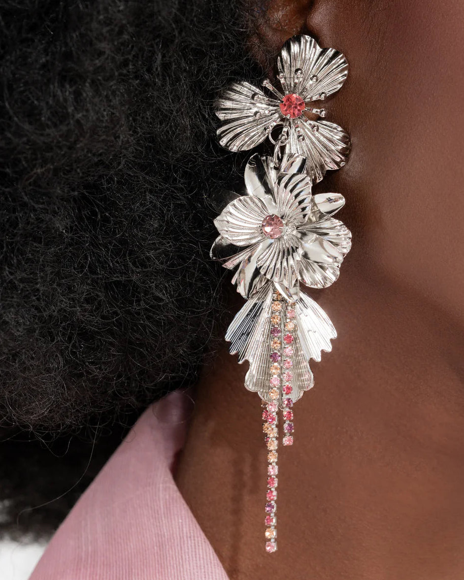 Paparazzi Earrings - Classical Cadenza - Pink