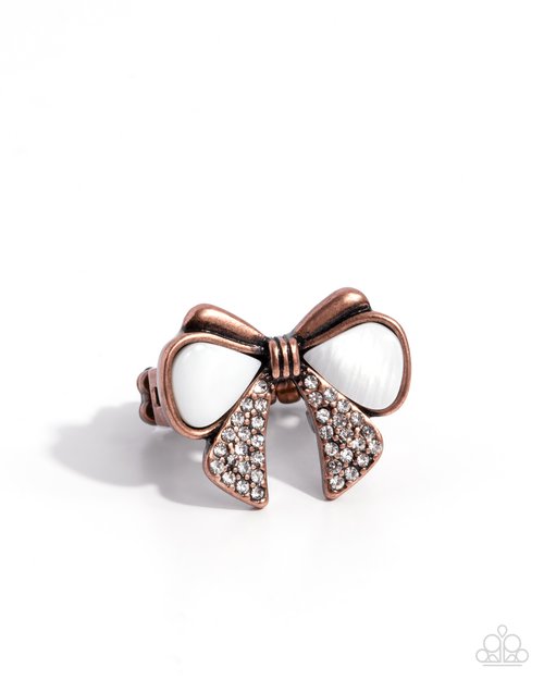 Paparazzi Rings - Classy Coquette - Copper