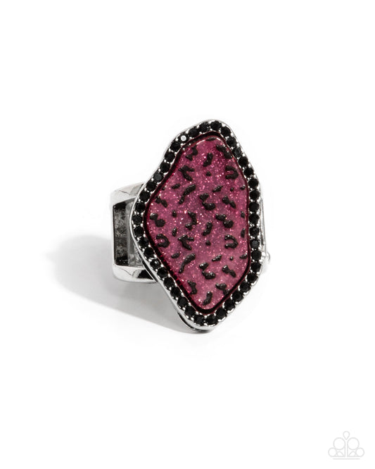 Paparazzi Rings - Sporadic Stone - Pink