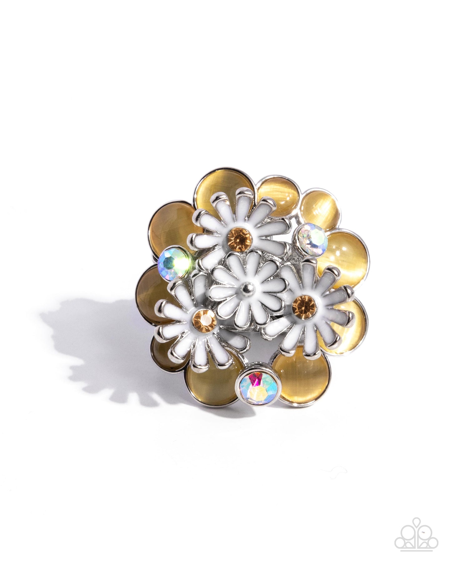 Paparazzi PREORDER Rings - Boisterous Bouquet - Yellow