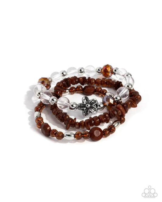 Paparazzi PREORDER Bracelets - Spellbound Stack - Brown