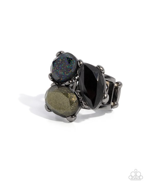 Paparazzi Rings - Aha Moment - Black