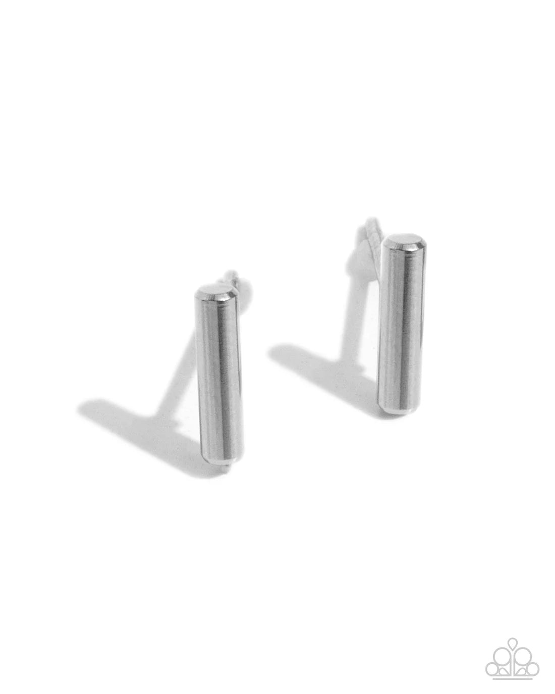 Paparazzi Earrings - Simply Stainless - Silver