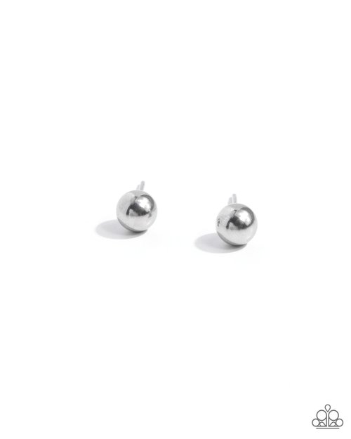 Paparazzi Earrings - Stainless Statement - Silver