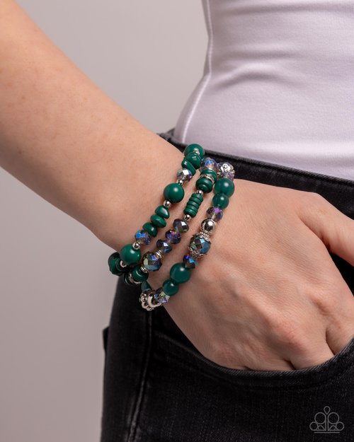 Paparazzi PREORDER Bracelets - Complimentary Chic - Green