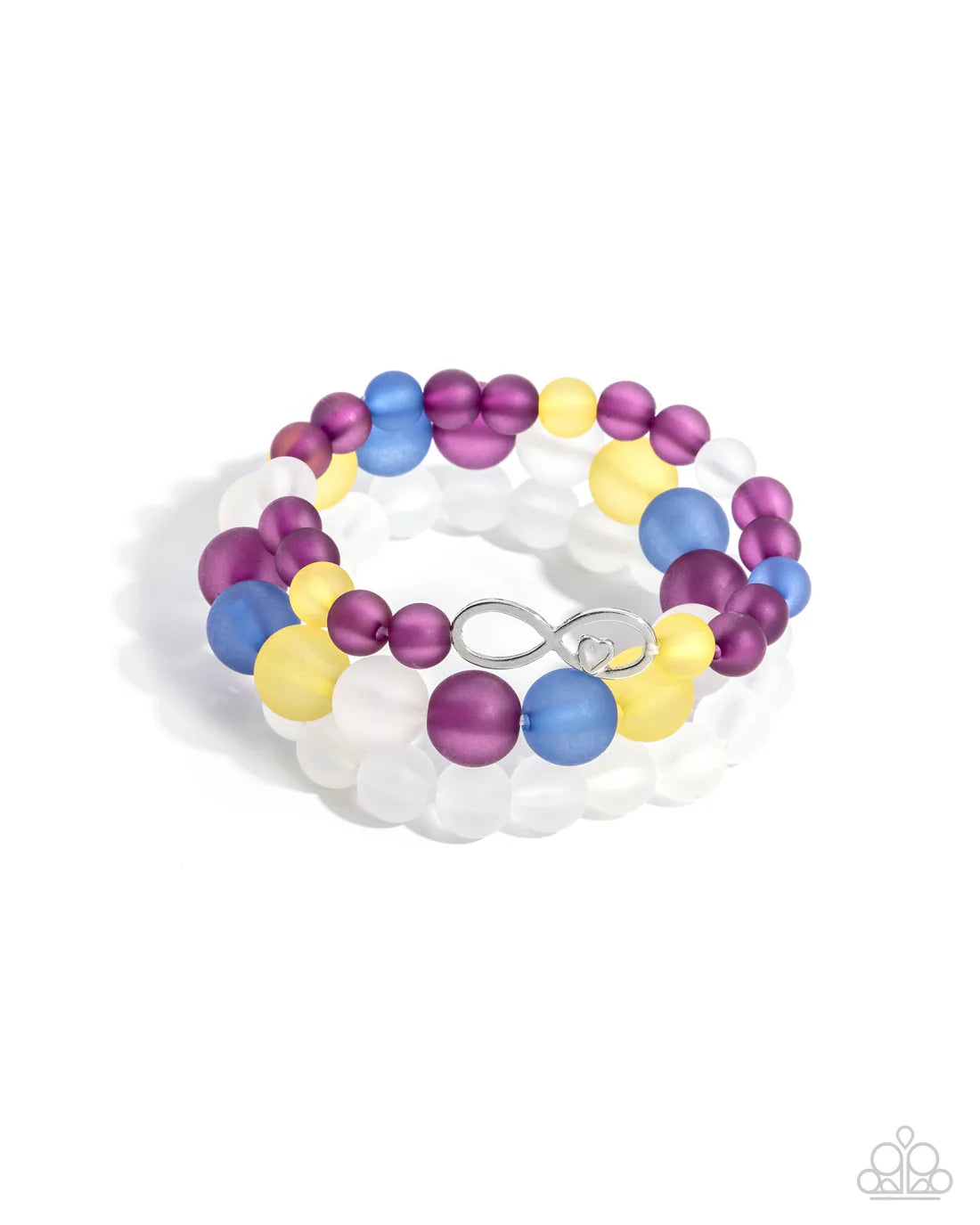 Paparazzi Bracelets - Simplistic Stack - Purple