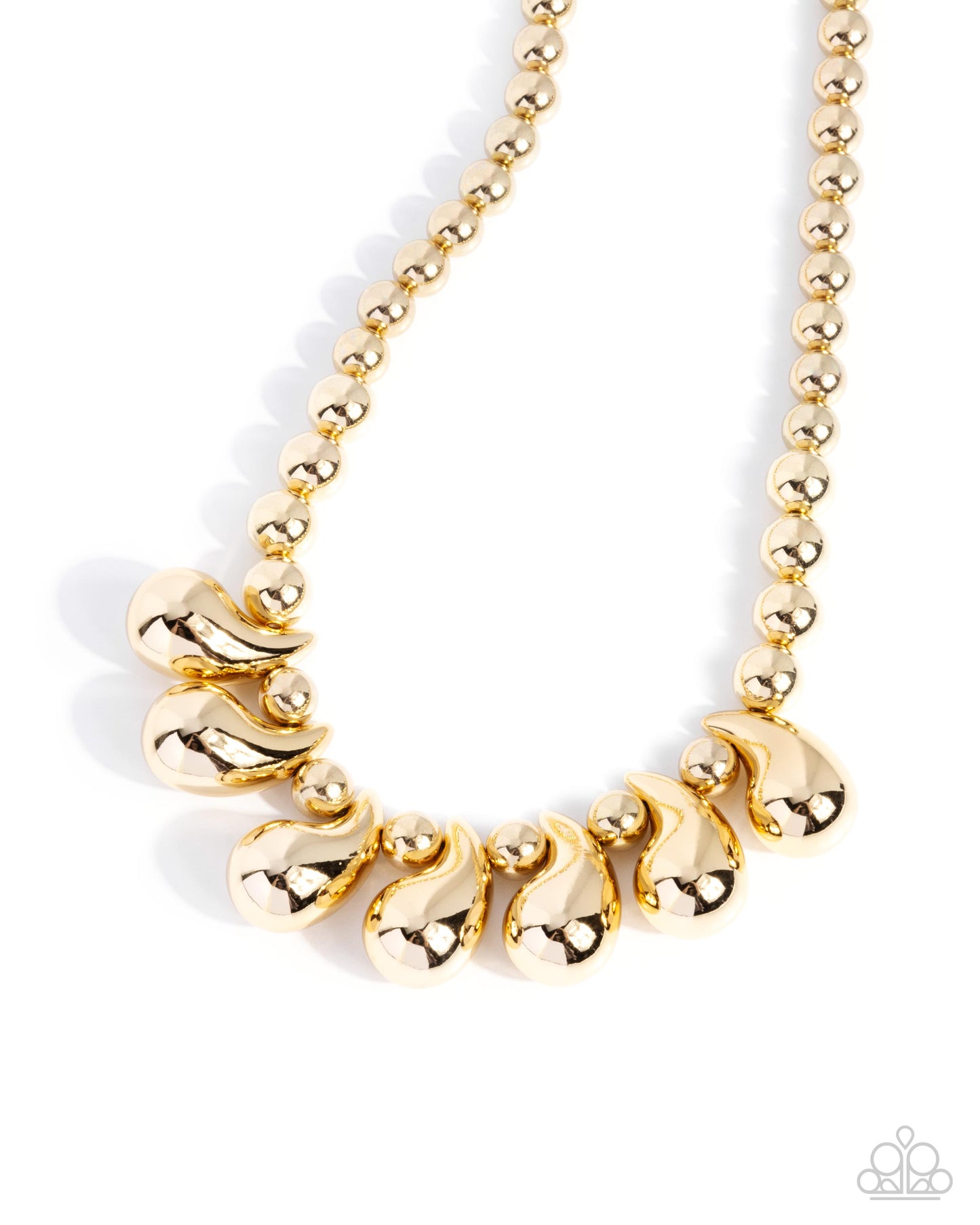 Paparazzi Necklaces - Raindrop Rebel - Gold