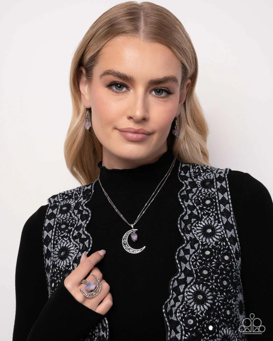 Paparazzi Complete Look - 2pc set - Purple - Necklace and Ring