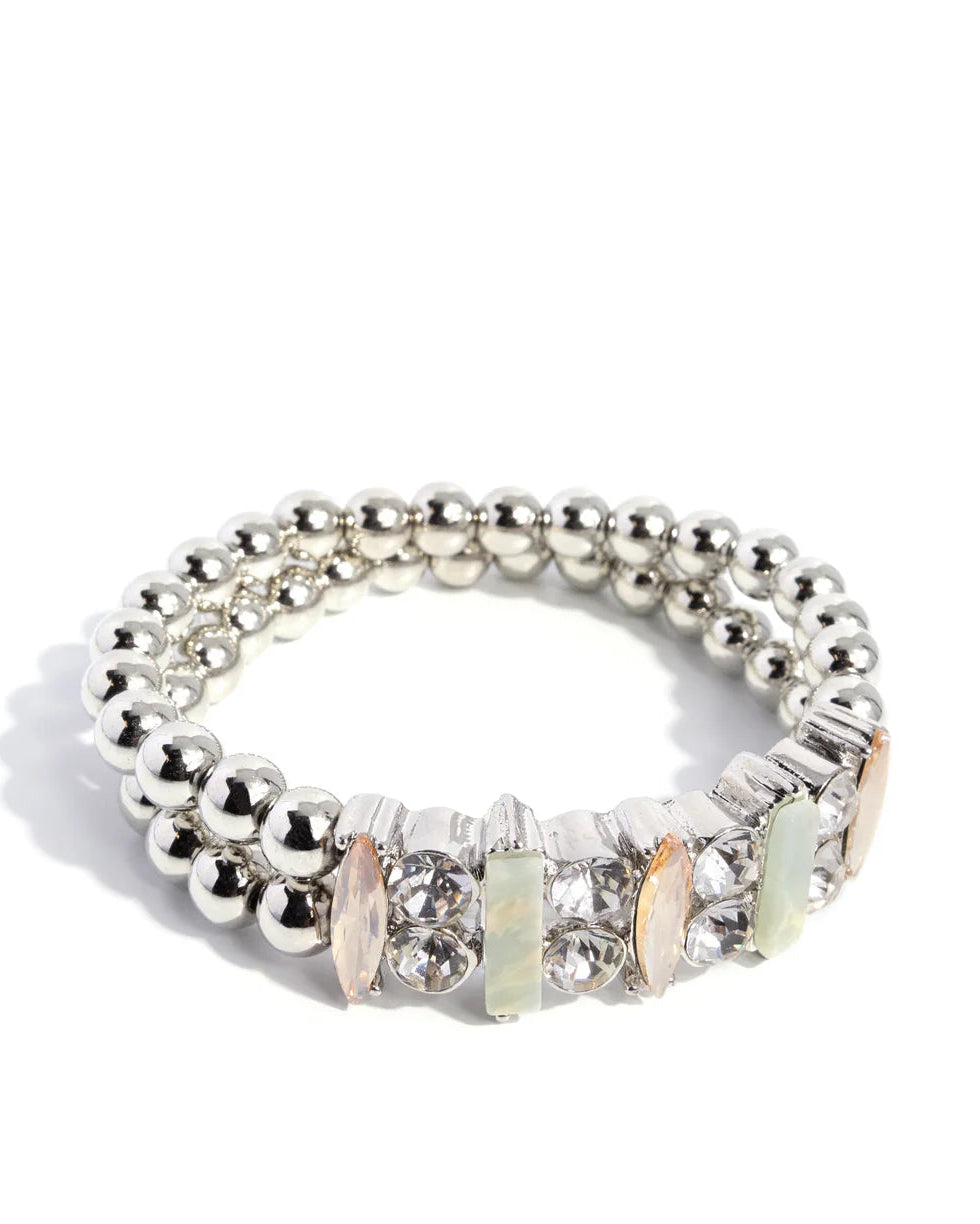 Paparazzi Bracelets - Splendid Shimmer - Fashion Fix - January 2025